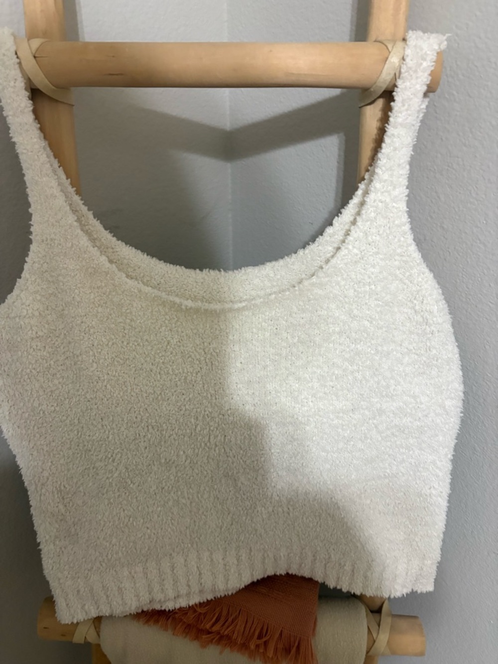 SKIMS Cozy Cream plush Tank Top